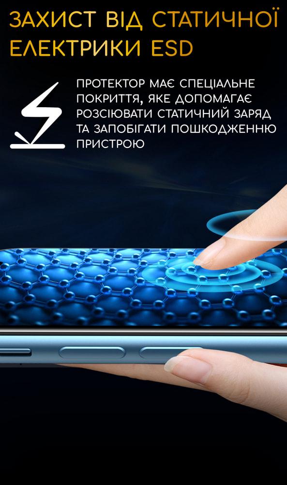 Скло захисне GoldenArmor Samsung Galaxy A71 A715 Full Glue (32358) - фото 3