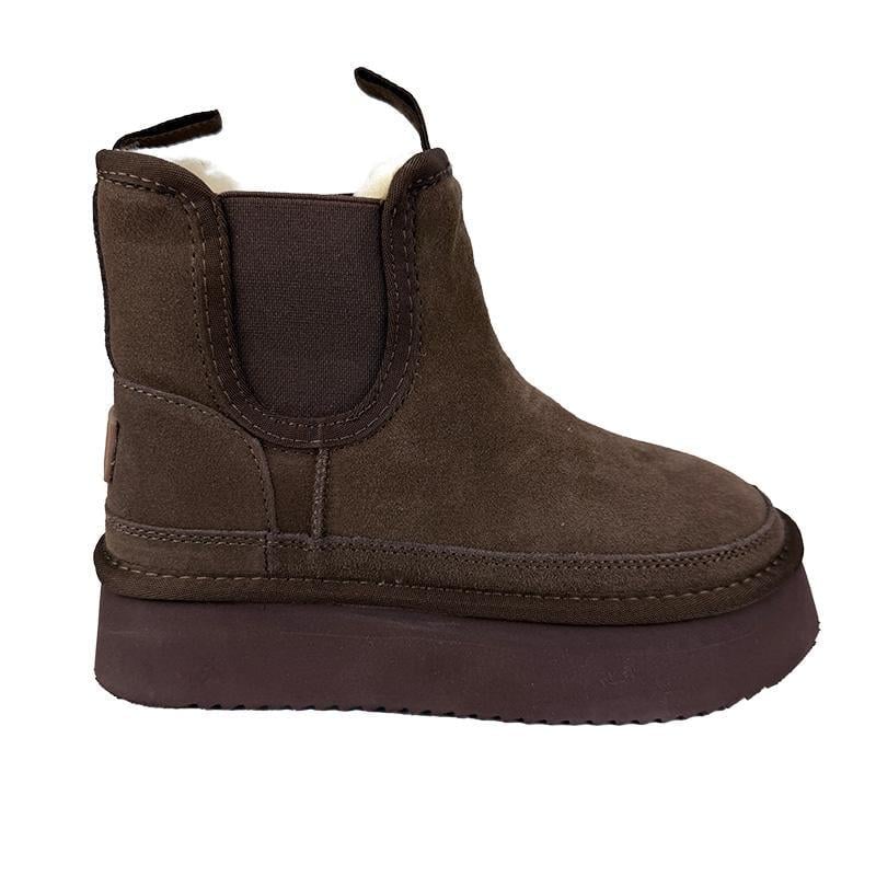 Угги женские на платформе 50880-24 p. 36 22,5 см Шоколадный Угги женские на платформе 50880-24 p. 36 22,5 см Шоколадный