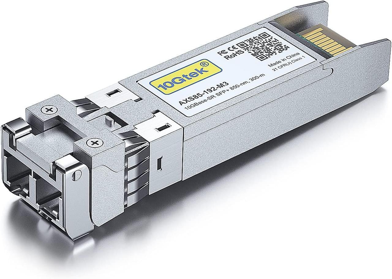 Приемник-передатчик 10Gtek промышленный 10GBase-SR SFP+ 10G 850nm MMF до 300 м совместим с Cisco SFP-10G-SR Meraki MA-SFP-10G (1855491557)