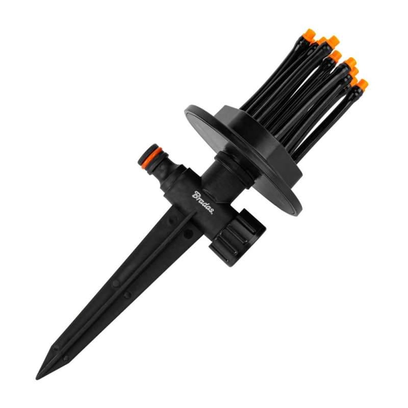 Зрошувач статичний на кілку HYDRA Black (ECO-1082K)