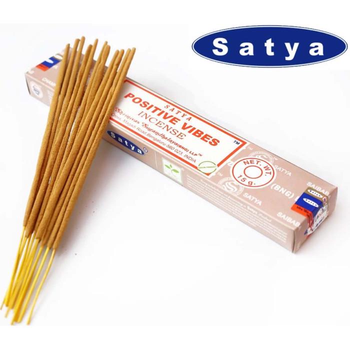 Аромапалочки Satya Positive Vibes Позитивные вибрации 15 г (9130917) - фото 3 Аромапалочки Satya Positive Vibes Позитивные вибрации 15 г (9130917) - фото 3