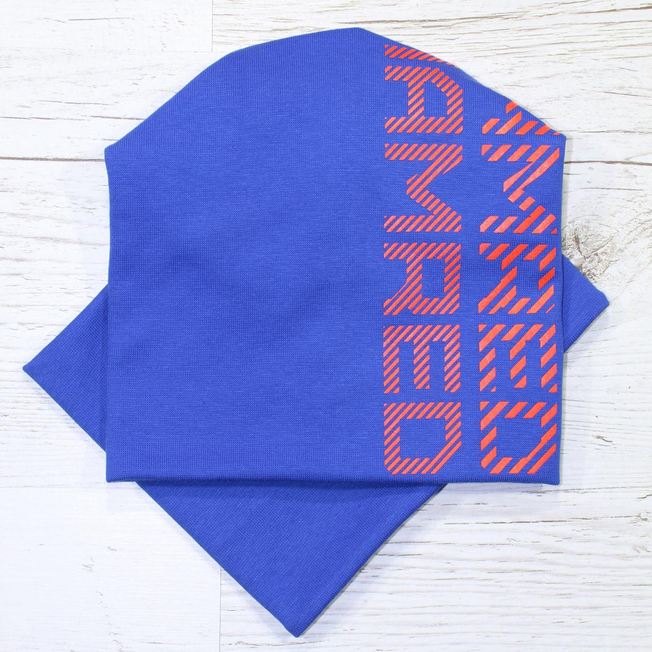 Детская шапка с хомутом Kahta "I am red" р. 48-52 (OC-428)