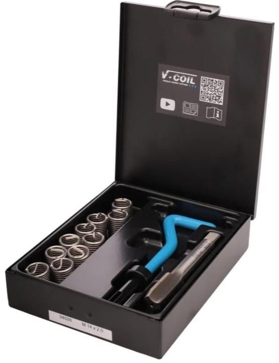 Набор Volkel для восстановления резьбы М14х1,5 №16 резьбовые вставки 10 шт. (04029)