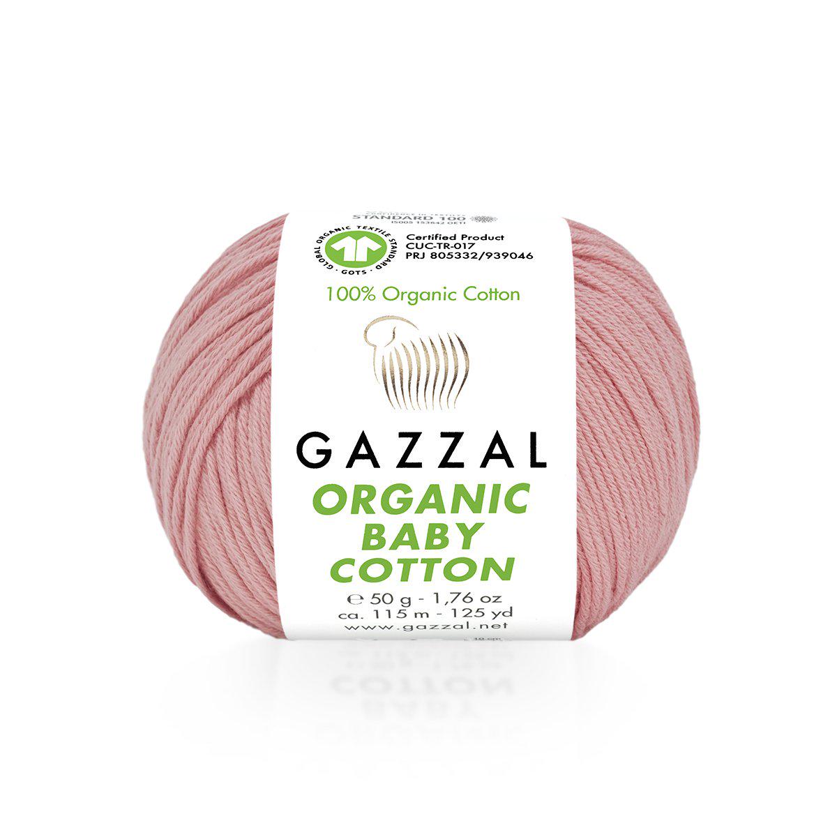 Пряжа Gazzal Organic Baby Cotton 425 Пряжа Gazzal Organic Baby Cotton 425