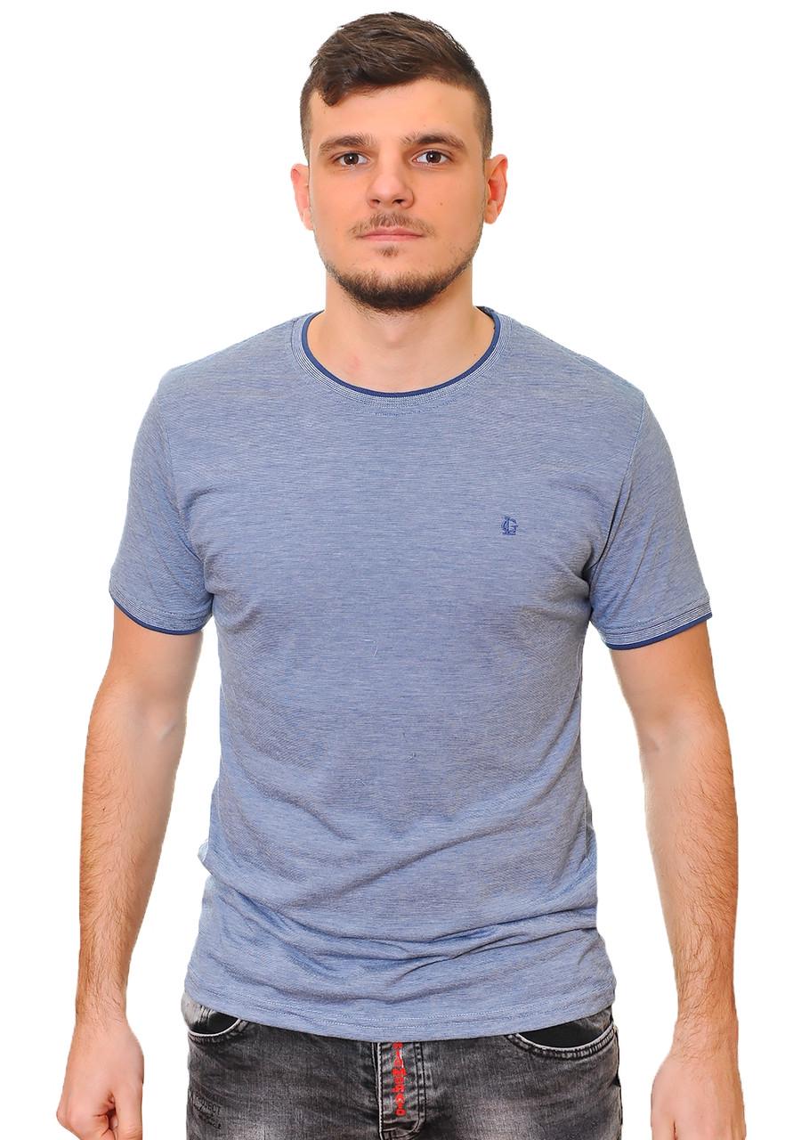 Футболка чоловіча Le Gutti 23-1517-07 L Блакитний - фото 2 Футболка чоловіча Le Gutti 23-1517-07 L Блакитний - фото 2