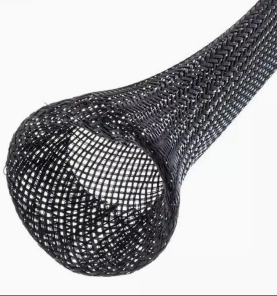 Оплетка защитная термостойкая JDD Tech полиамидное моноволокно Ø14-30 мм 10 м Черный (000049878) - фото 4