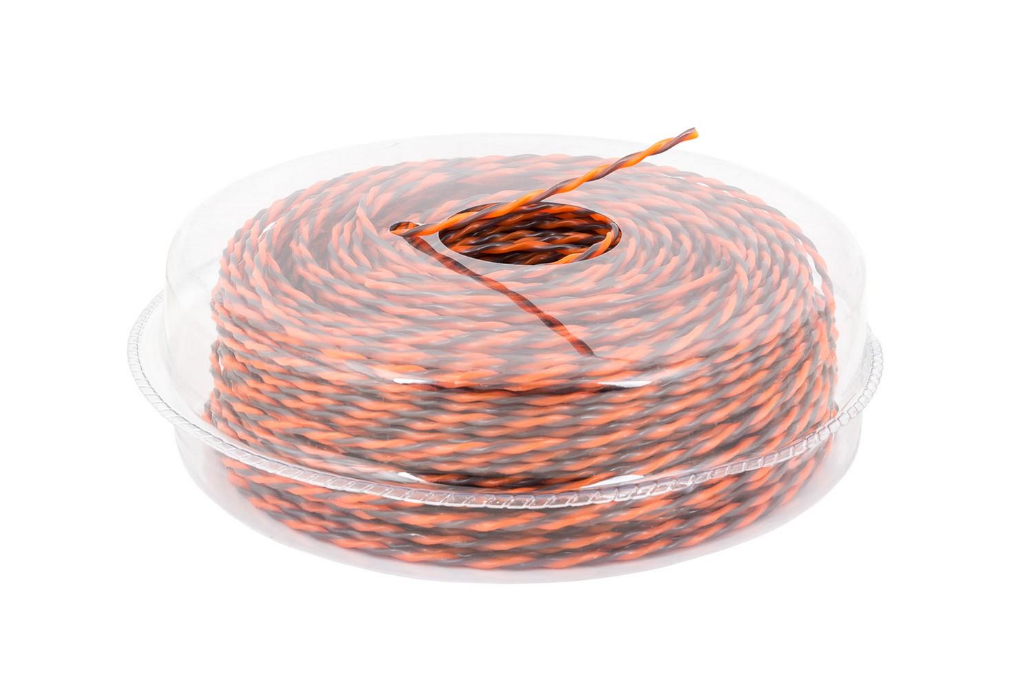 Волосінь для тримера MasterTool SPIRAL безшумна 2,70 мм х 71 м (19-1613)