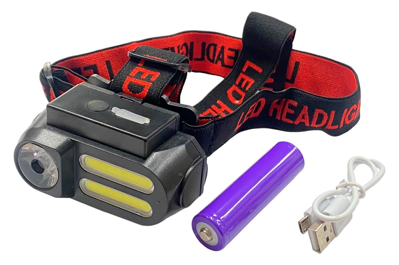 Фонарь налобный BL 1LED 2COB Li-Ion 152-BL611-AVM128 (30518563)