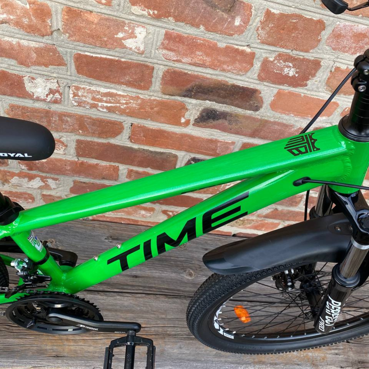 Велосипед подростковый TIME 2025 24" 12,5" Зеленый - фото 5 Велосипед подростковый TIME 2025 24" 12,5" Зеленый - фото 5