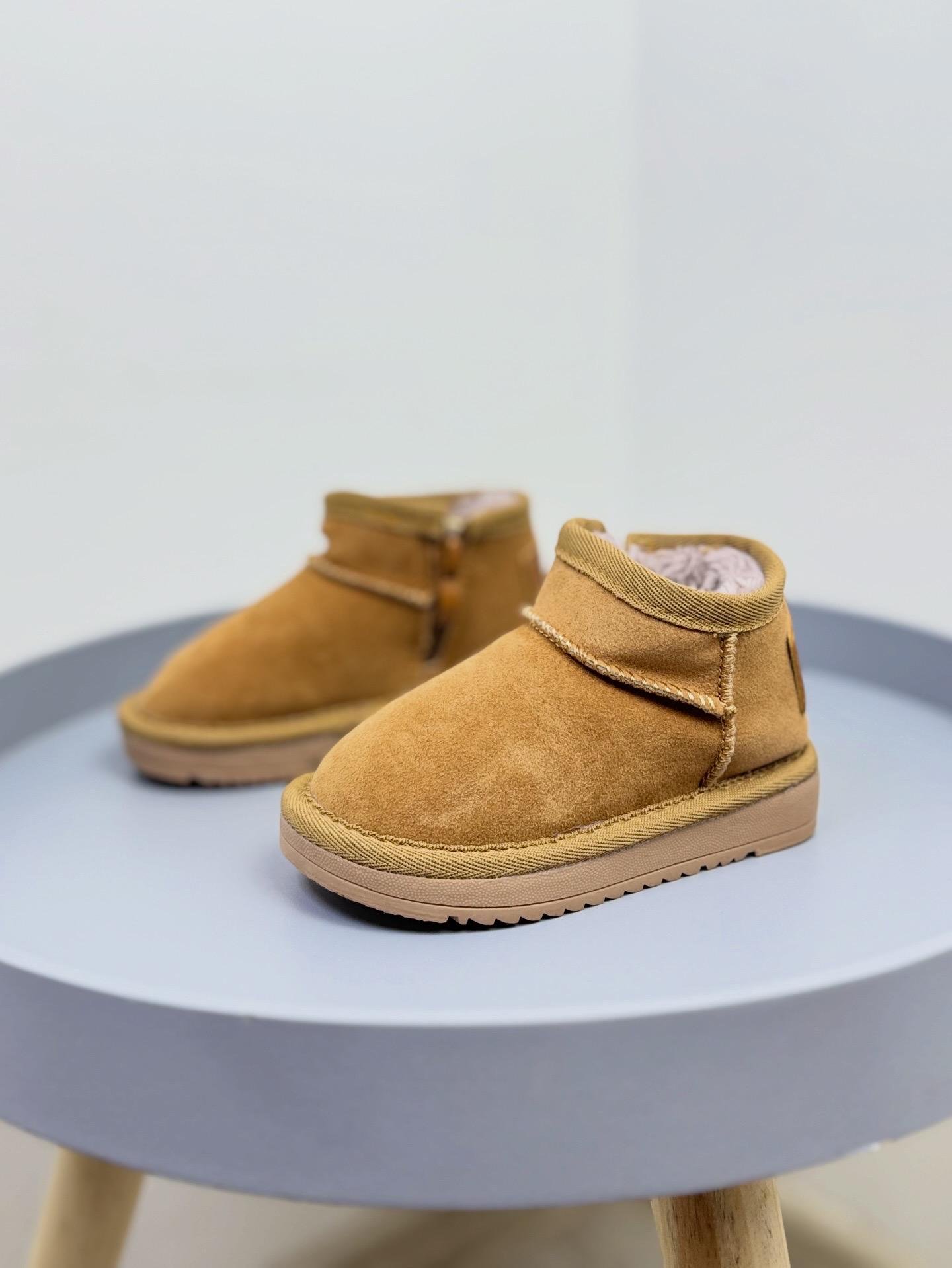 Угги детские зимние р. 28 Бежевый (1683/31395335)