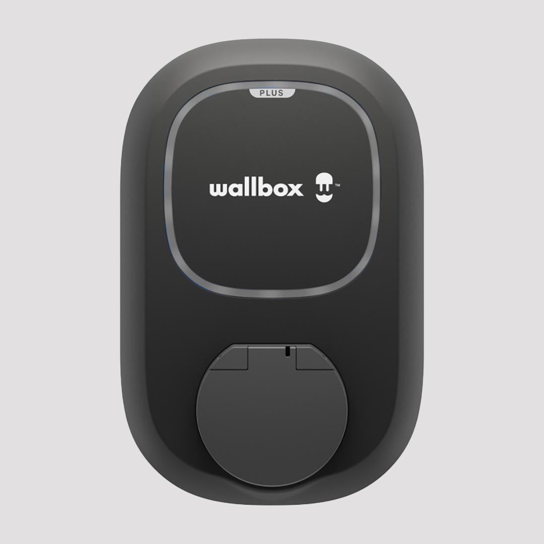 Зарядна станція Wallbox Pulsar Plus Socket 32А 22 кВт Тype 2 400 В розетка Wi-Fi BT (PSP1-W-2-4-9-002)