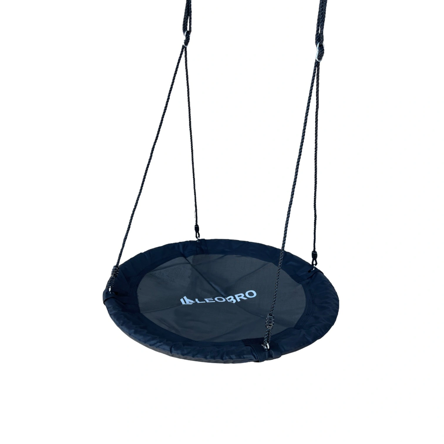 Качели-гнездо LEOBRO 100 см с регулируемыми канатами Черный (LBSW100-BLACK)