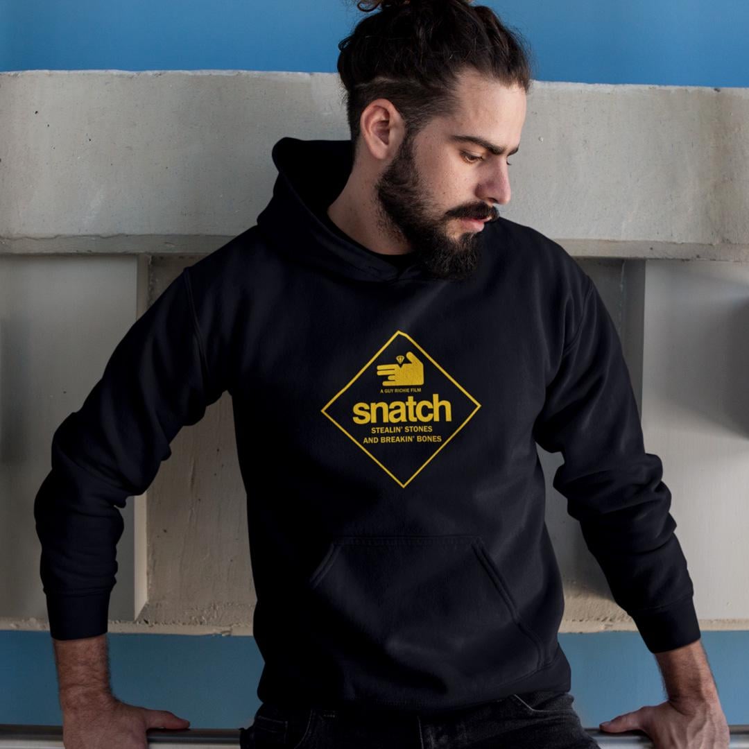 Худи флисовый унисекс Snatch Logo S Черный (0000012863)