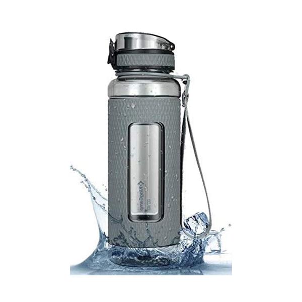 Бутылка KingCamp Silicon Tritan Bottle Medium Grey (1026-KA1144_MEDIUMGREY)