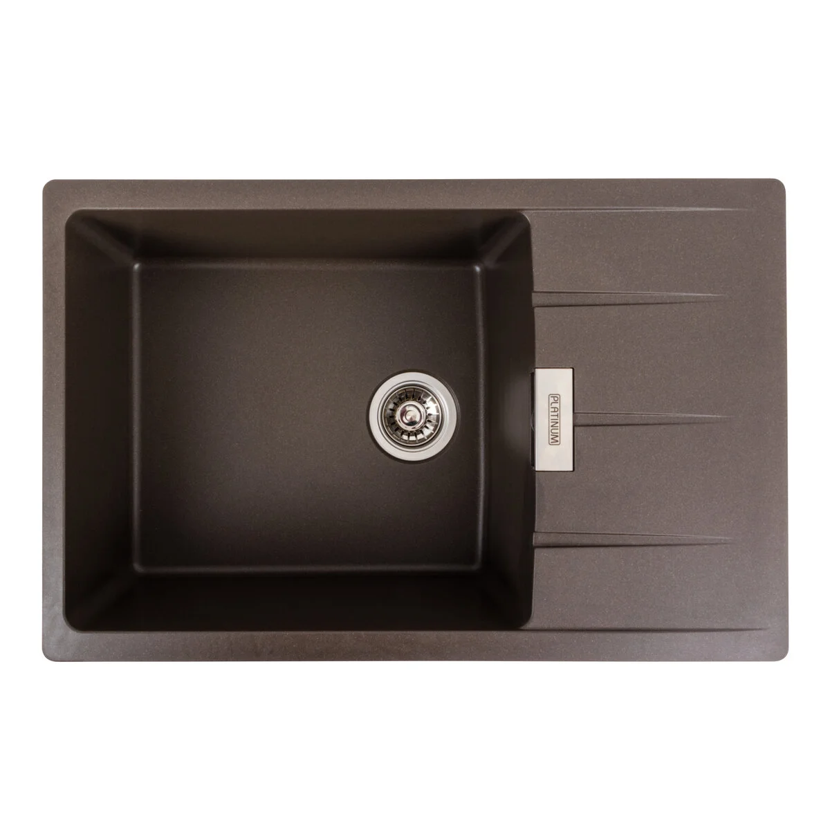 Мойка для кухни гранитная Platinum 7850 Roma Темная скала матовый (SP000039671)