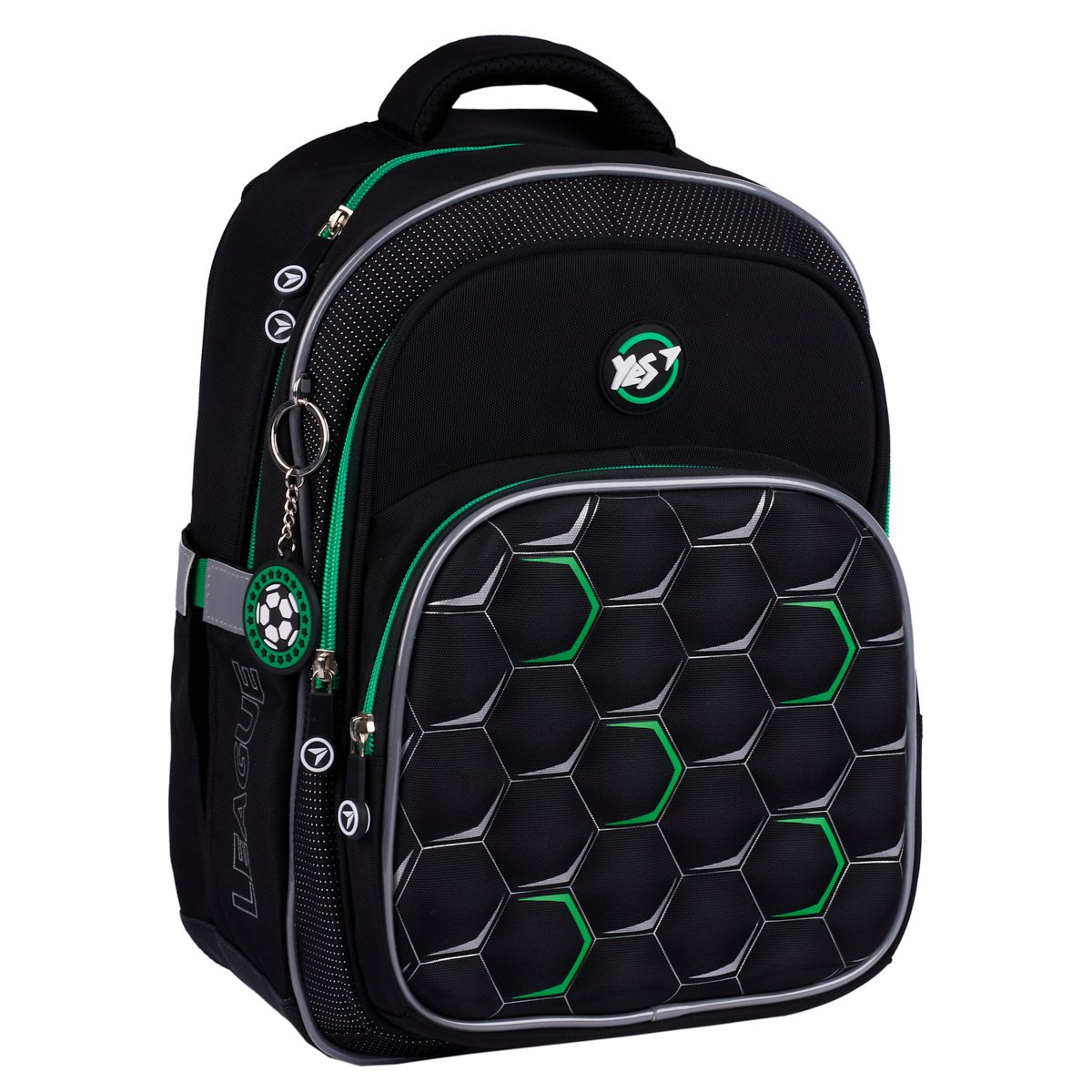 Рюкзак школьный YES S-91 Football Time 38х29х13 см Разноцветный (559818)