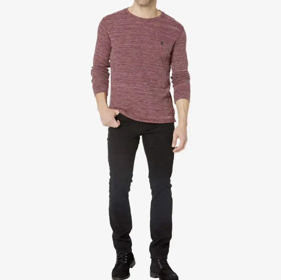 Свитер мужской U.S. POLO ASSN M Красный (98827)