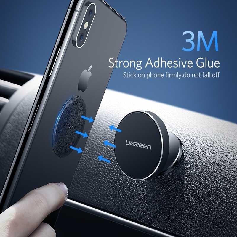 Пластина для магнитного держателя Ugreen металлическая прямоугольные 2 шт. Черный - фото 2 Пластина для магнитного держателя Ugreen металлическая прямоугольные 2 шт. Черный - фото 2