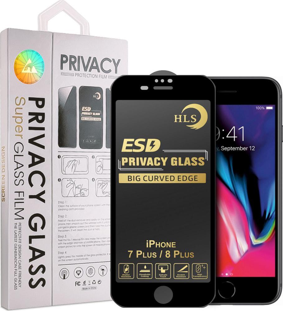 Защитное стекло Privacy iPhone 7 Plus / 8 Plus (с фильтром конфиденциальности) (37258)