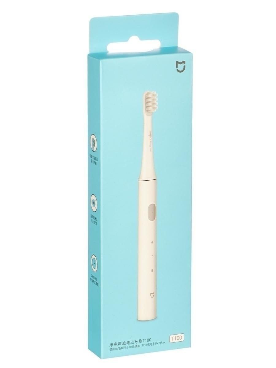 Электрическая зубная щетка звуковая MiJia Sonic Electric Toothbrush T100 White (XMSETTW) - фото 3