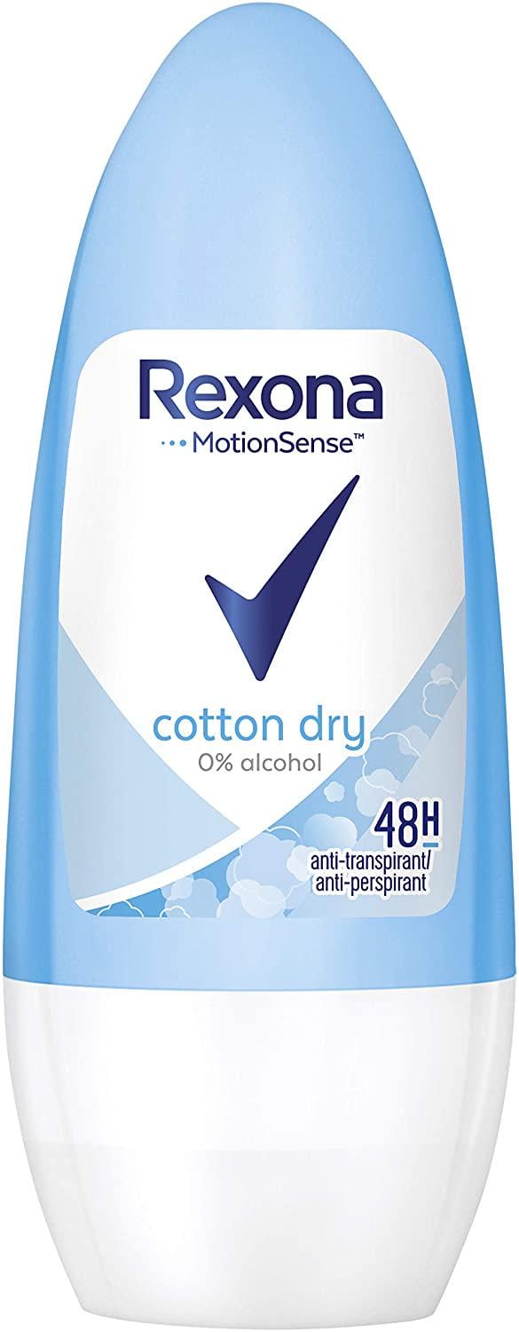 Дезодорант шариковый женский Rexona Cotton dry 50 мл (6185)