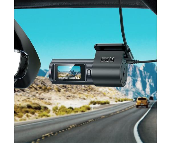 Видеорегистратор Hoco DV8 2K HD Display с камерой заднего вида Black - фото 8