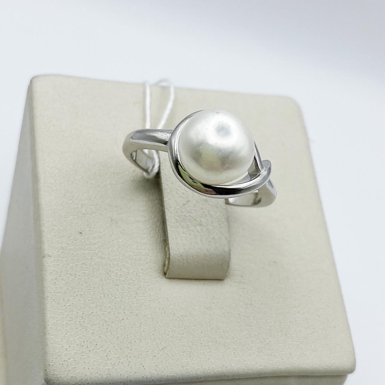 Кольцо серебряное с жемчугом р. 17,5 2,13 г (1930512967)