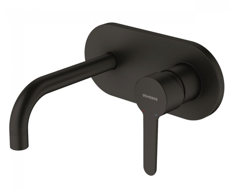 Смеситель для раковины GENEBRE Oslo Black встраиваемый Черный (65131 19 41 66)