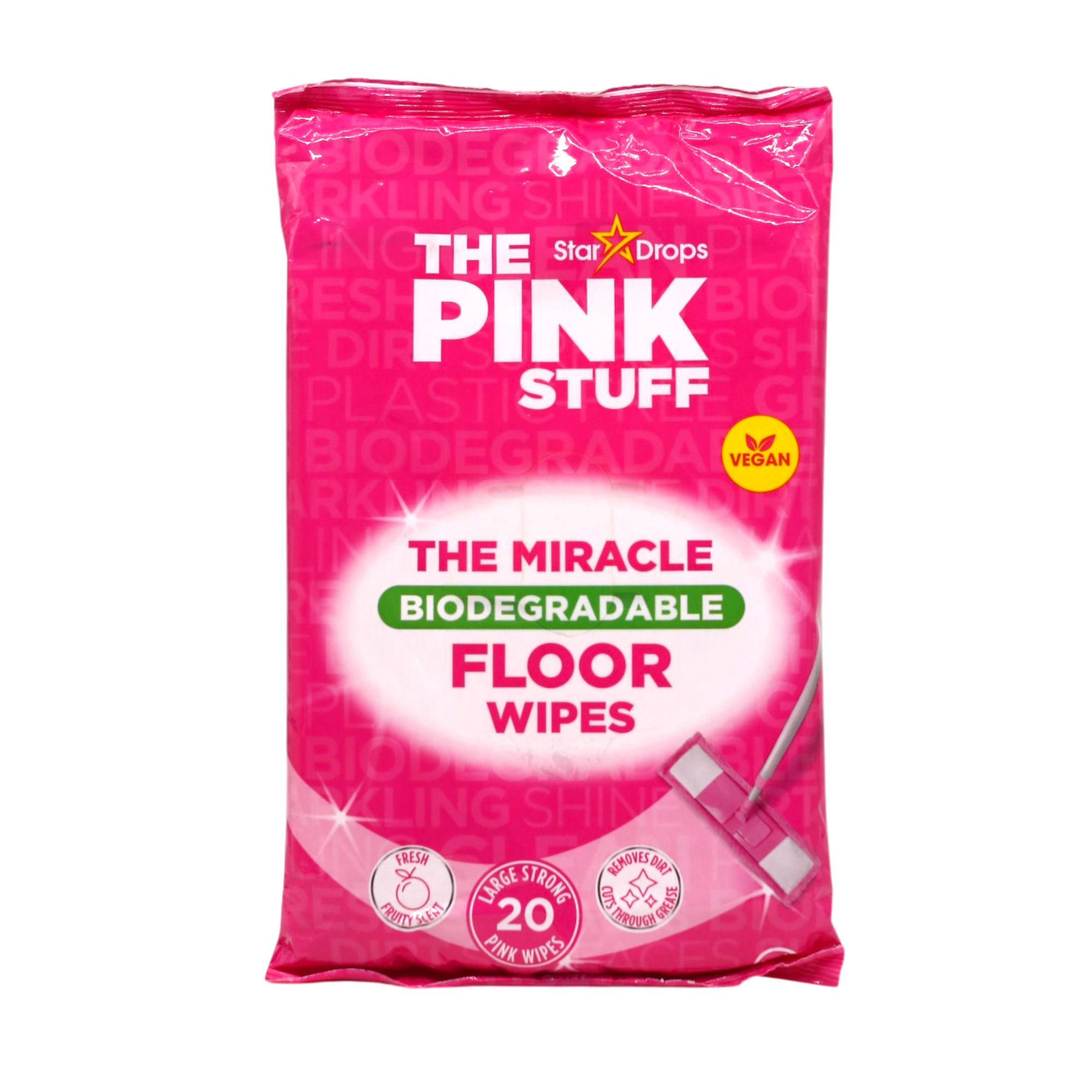 Салфетки для мытья полов Pink Stuff влажные 20 шт. (НФ-00008830)