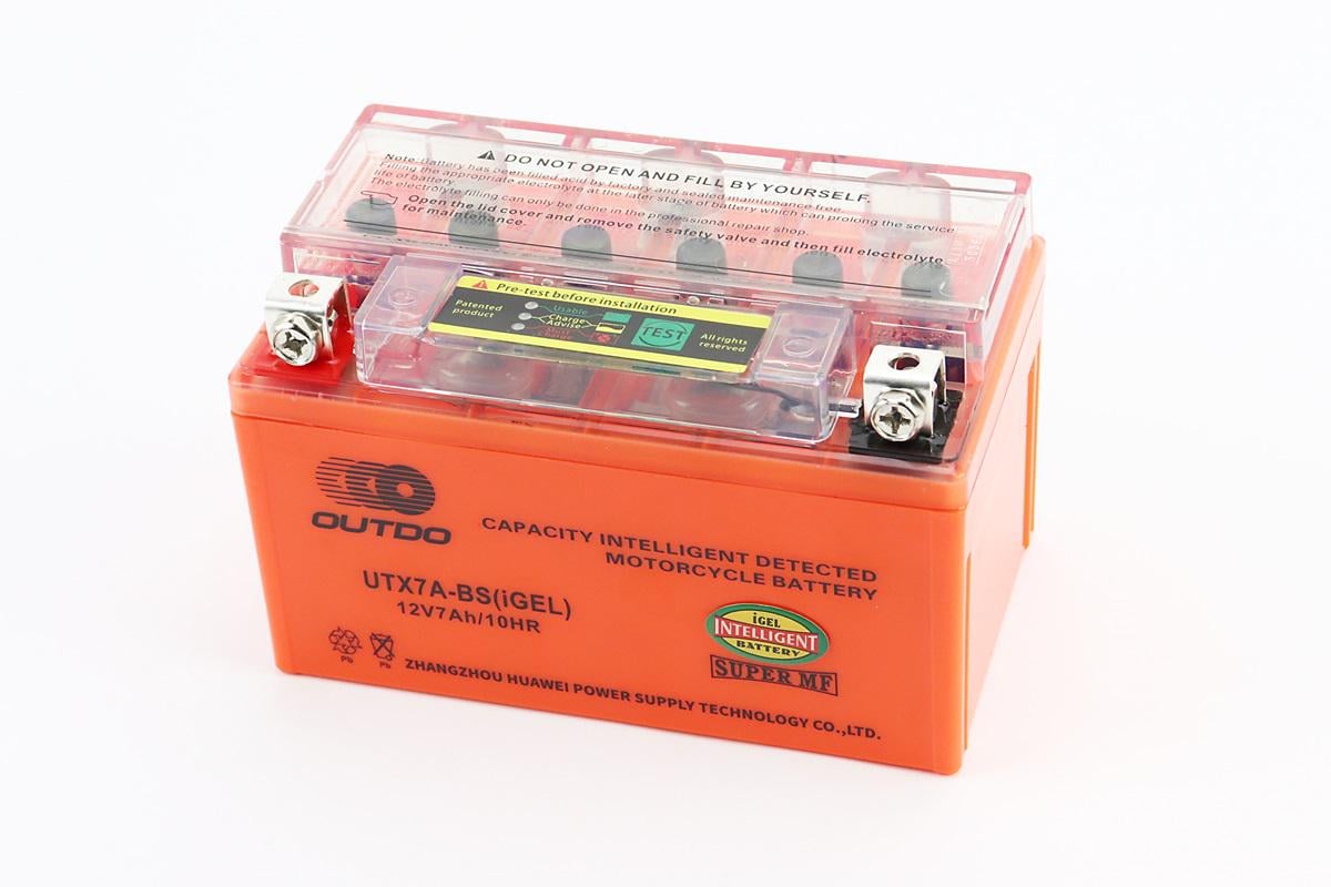 Аккумулятор с индикатором 12V 7Ah UTX7A-BS GEL 150x87x94 мм (301852)