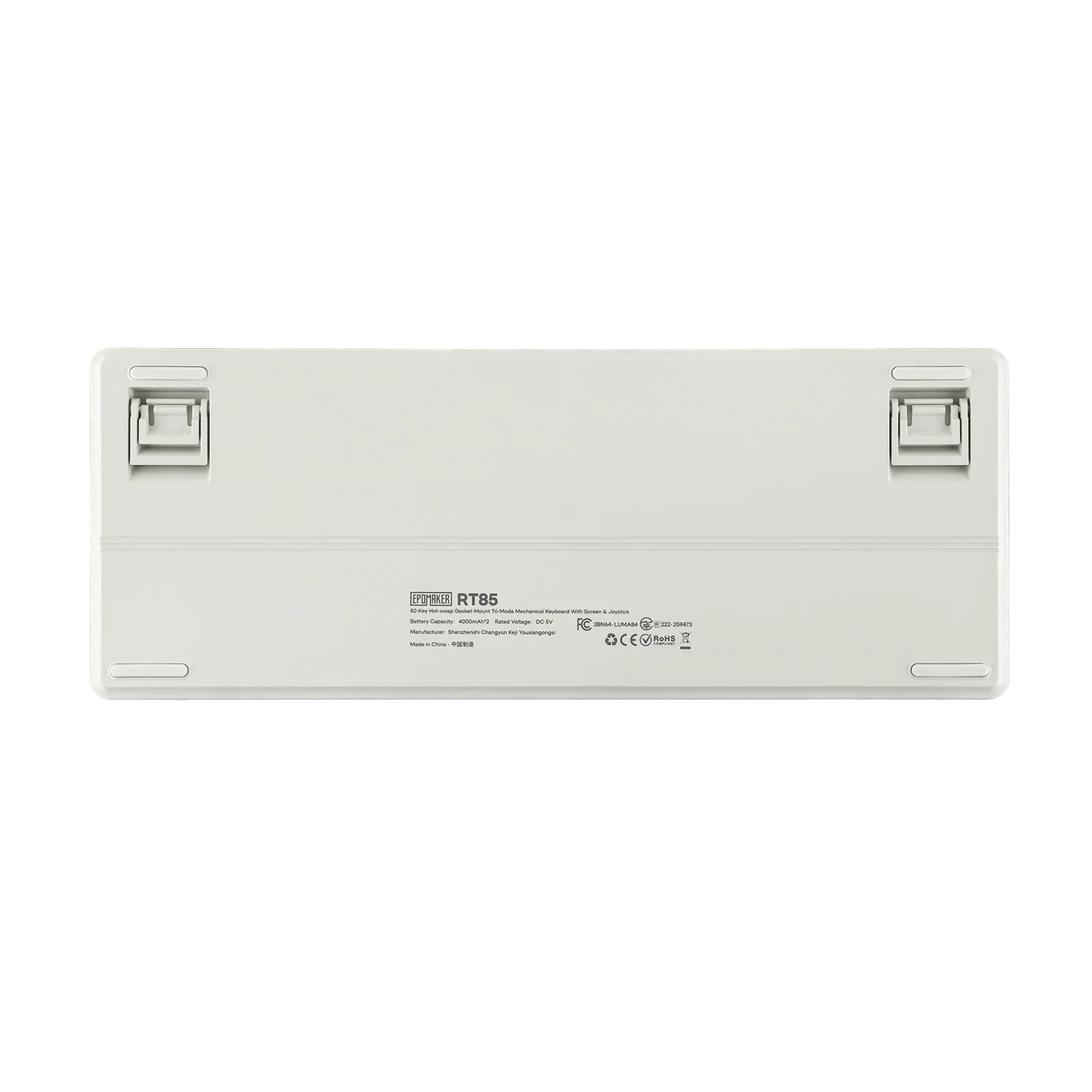 Клавиатура беспроводная EPOMAKER RT85 Creamy Jade Switch White Grey (2000205) - фото 3