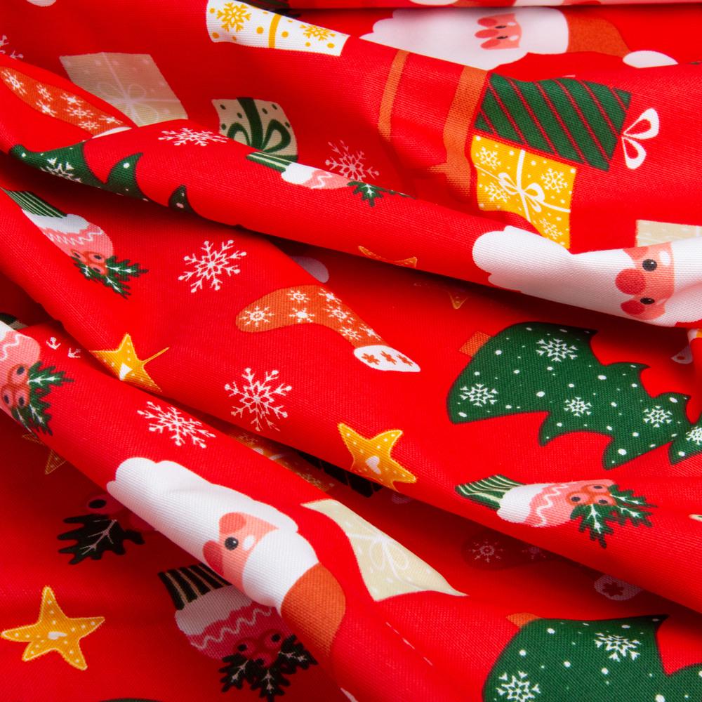 Тканина декоративна скатерна Санта бавовна з водовідштовхувальним просоченням 220 гр/м2 180 см Червоний (26933) - фото 3 Тканина декоративна скатерна Санта бавовна з водовідштовхувальним просоченням 220 гр/м2 180 см Червоний (26933) - фото 3