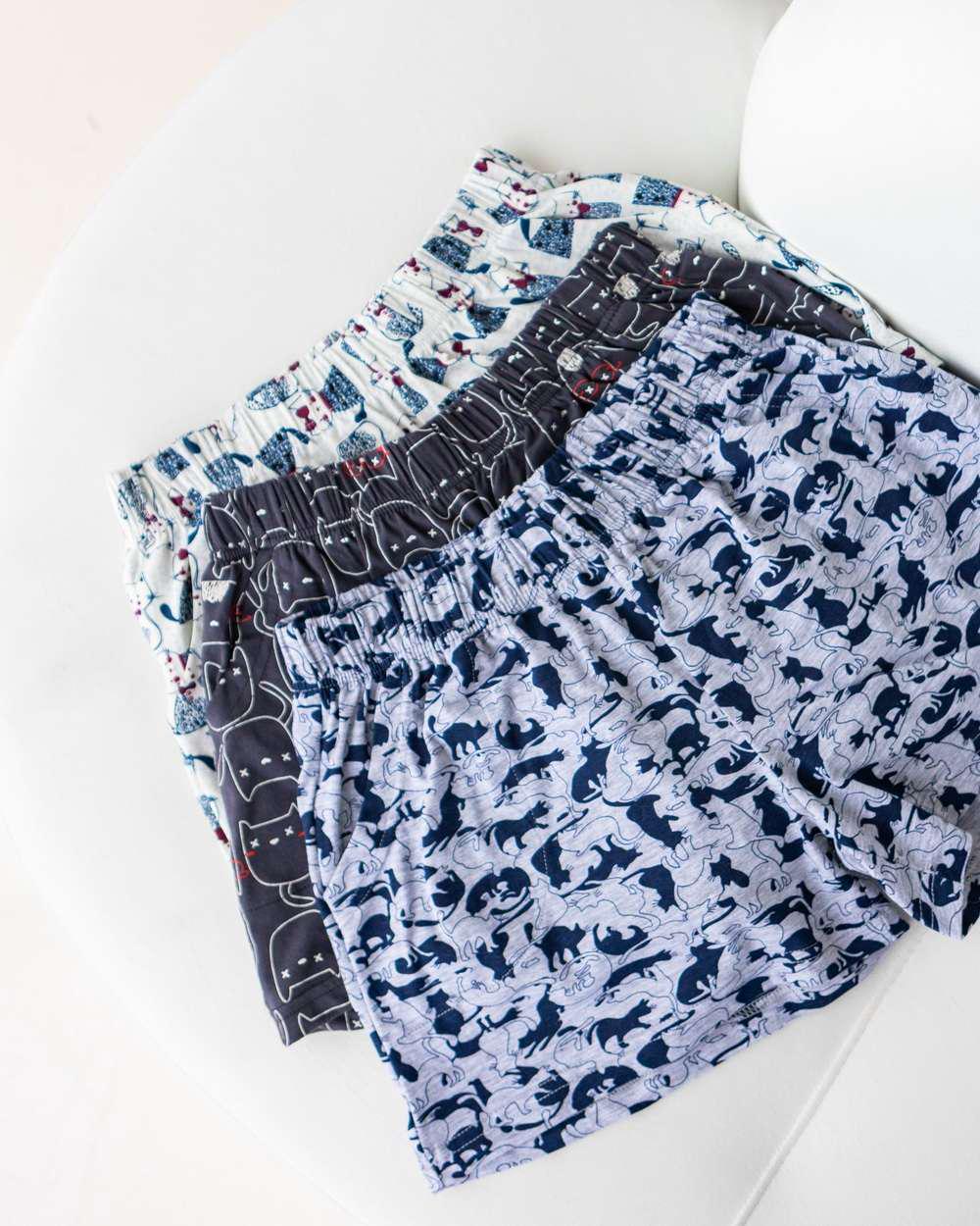 Шорты Кошки 3 шт. M 2 Разноцветный (60093) - фото 2 Шорты Кошки 3 шт. M 2 Разноцветный (60093) - фото 2