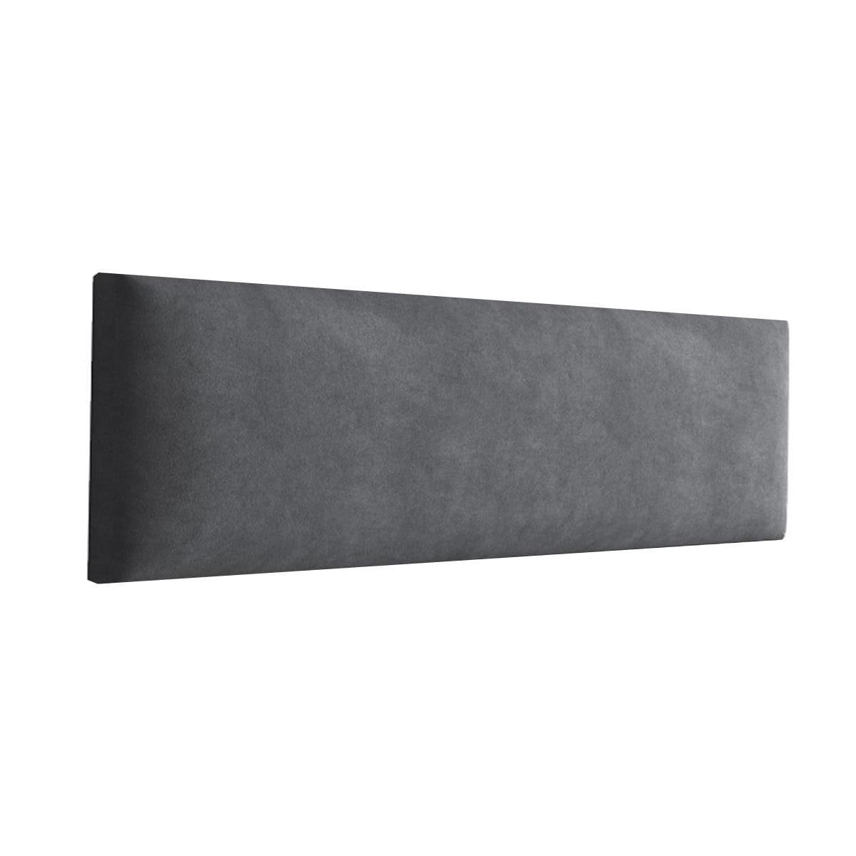 Панель-плитка декоративная бархатная Comfy Walls модульная 20x100x4 см Темно-серый (87145/66unk)