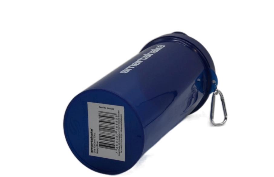 Шейкер спортивный Smartshake Lite 1000 ml Glossy/Navy Blue - фото 4