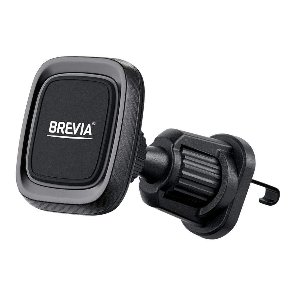 Держатель телефона автомобильный Brevia AirVent Pro MagHold на дефлектор 4 магнита Черный (10869) Держатель телефона автомобильный Brevia AirVent Pro MagHold на дефлектор 4 магнита Черный (10869)