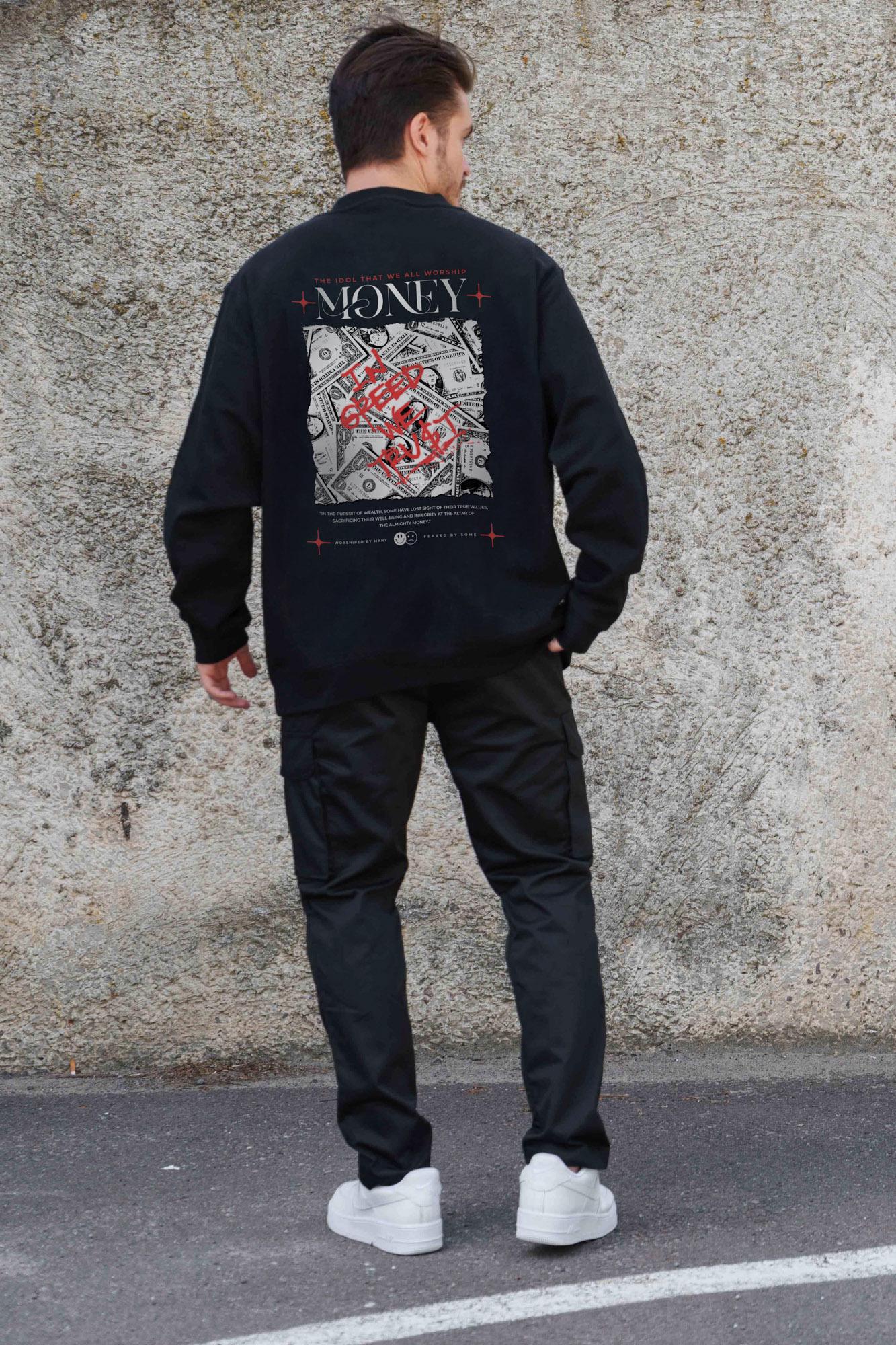Свитшот оверсайз с принтом Without Money Grafity S/M Black (S/M8055636) - фото 2 Свитшот оверсайз с принтом Without Money Grafity S/M Black (S/M8055636) - фото 2