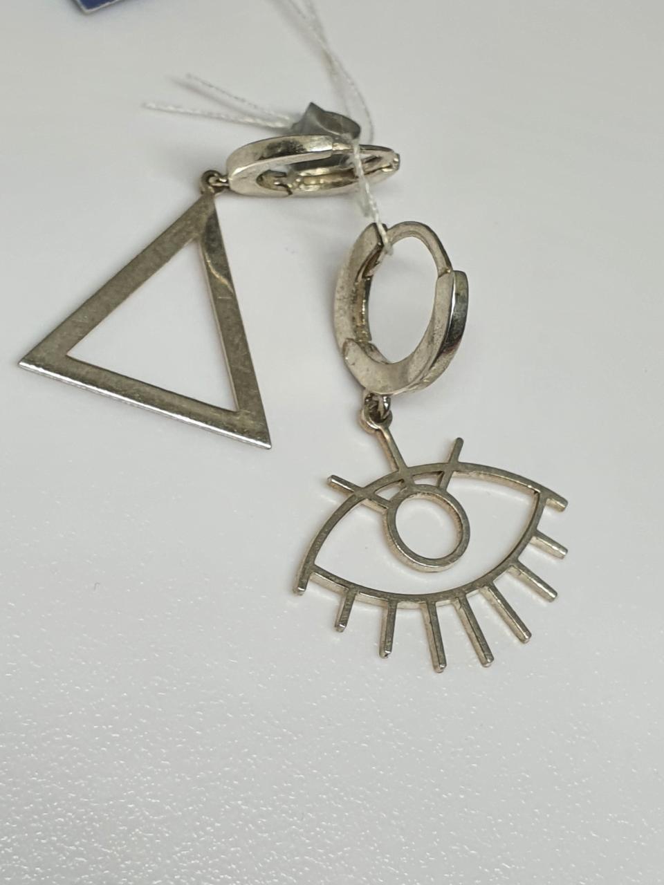 Срібні сережки Гравіті 925 Фолс проба (30220253)