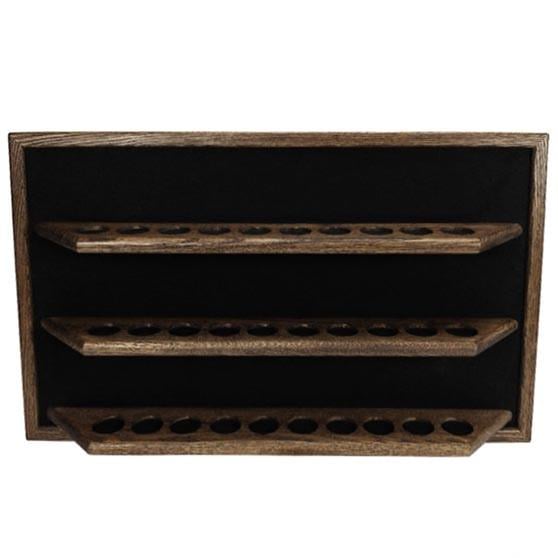 Полка для рюмок из дерева Ренджели Капучино (ПДШ-001909)