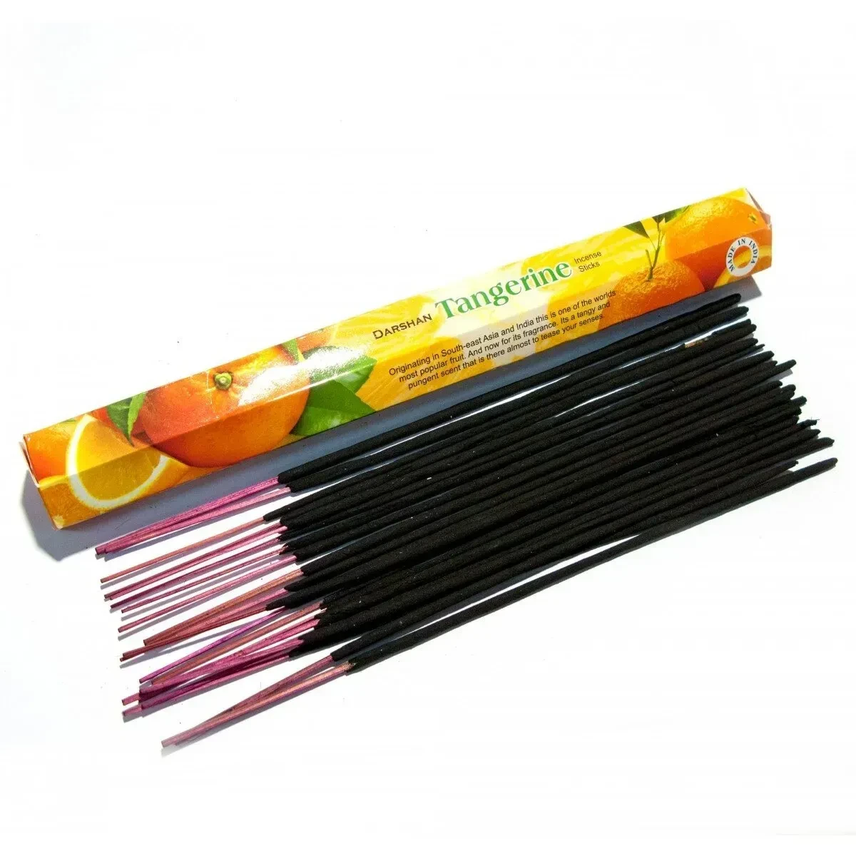 Аромапаллицы угольные Darshan Tangerine Мандарин 20 шт.