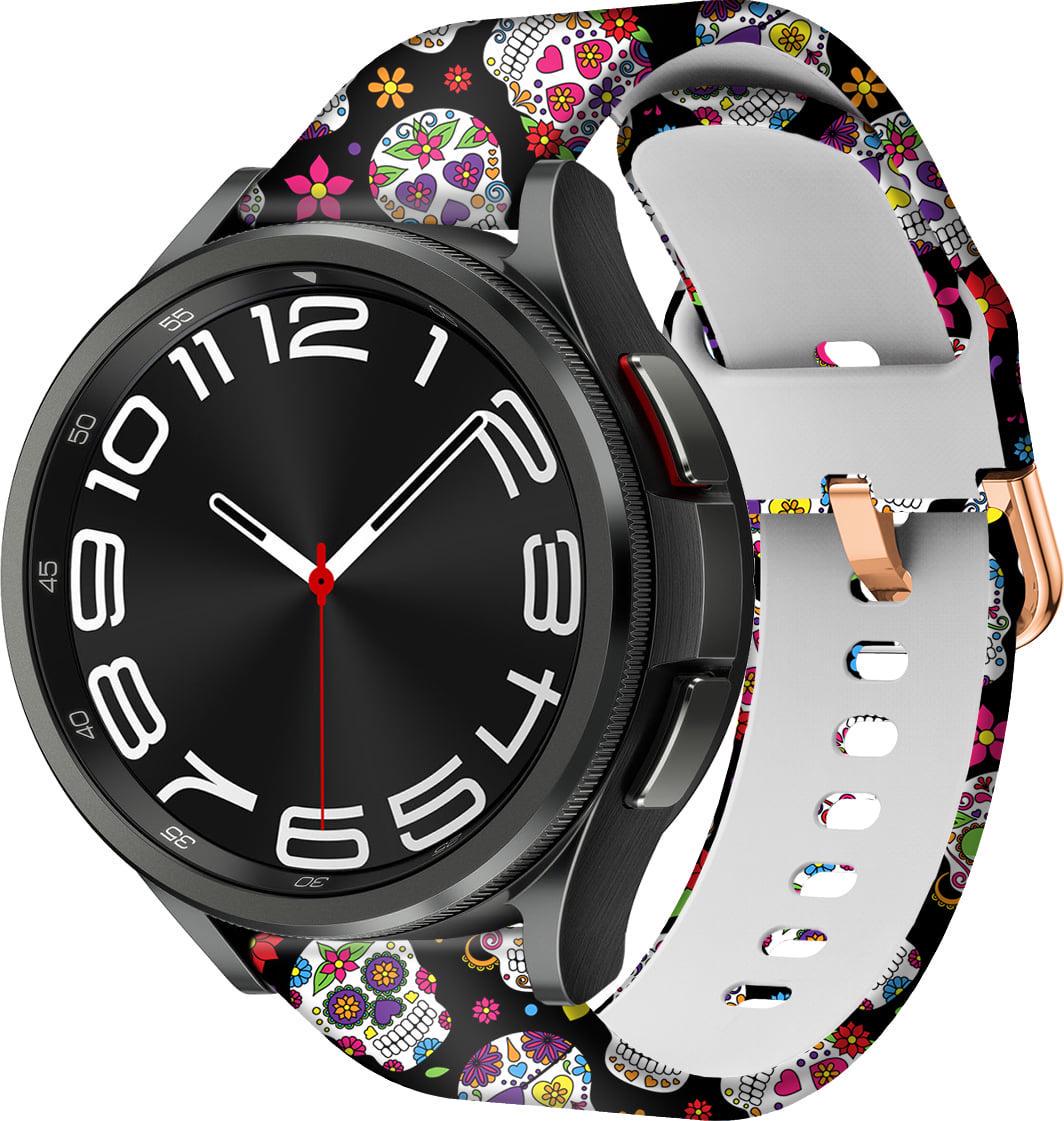 Ремінець Colorful для Galaxy Watch 6 Classic 47 мм Skull (39234)