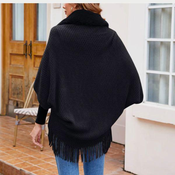 Накидная женская Черный (D00060-2) - фото 4 Накидная женская Черный (D00060-2) - фото 4