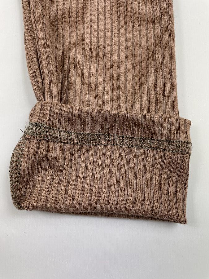 Лосины в рубчик для девочки Semejka 0303 146 см Мокко (104770) - фото 2