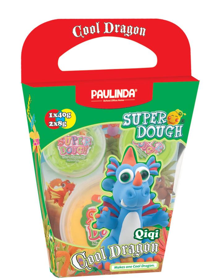 Маса для ліплення Paulinda Super Dough Cool Dragon Блакитний (PL-081378-14)