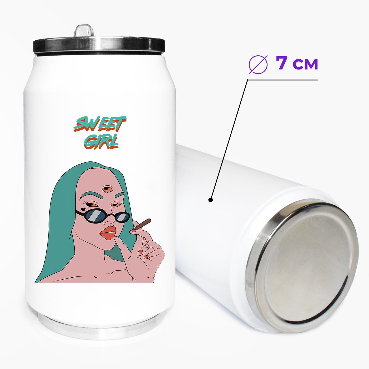 Термокружка Sweet girl Digital art 350 мл (31091-1638-350) - фото 6