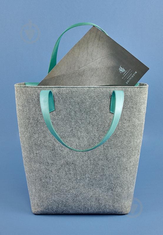 Сумка шоппер BlankNote D.D. Серый (BN-BAG-17-felt-tiffany) - фото 4