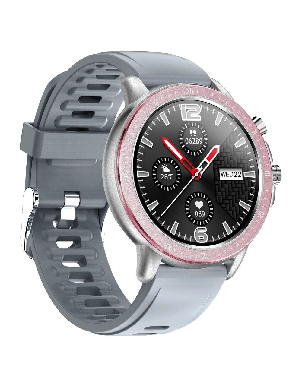 Cмарт-браслет SUNROZ S02 с тонометром 1,3" Серый (SUN8243)