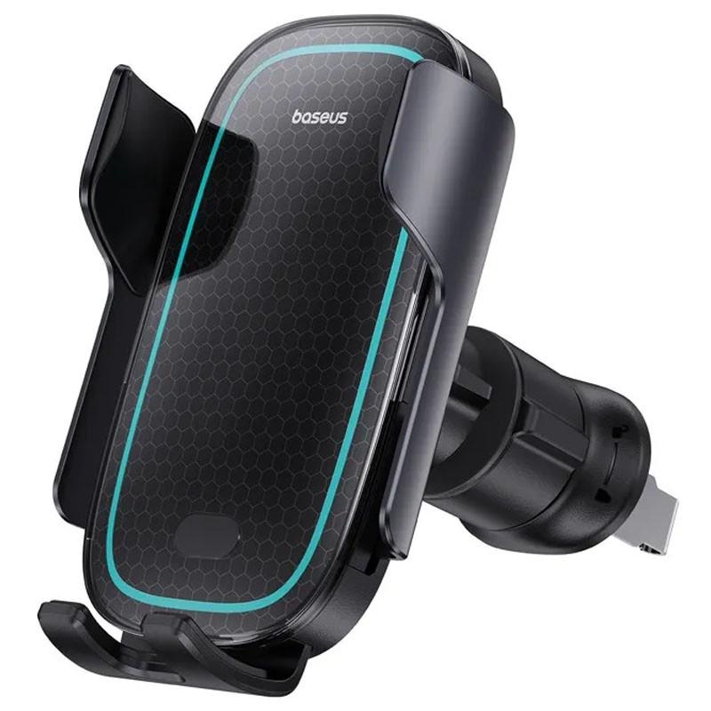 Автодержатель с БЗП BASEUS Milky Way Pro Wireless Charging Electric Car Mount с технологией Qi 15W Черный (00000070595_1)