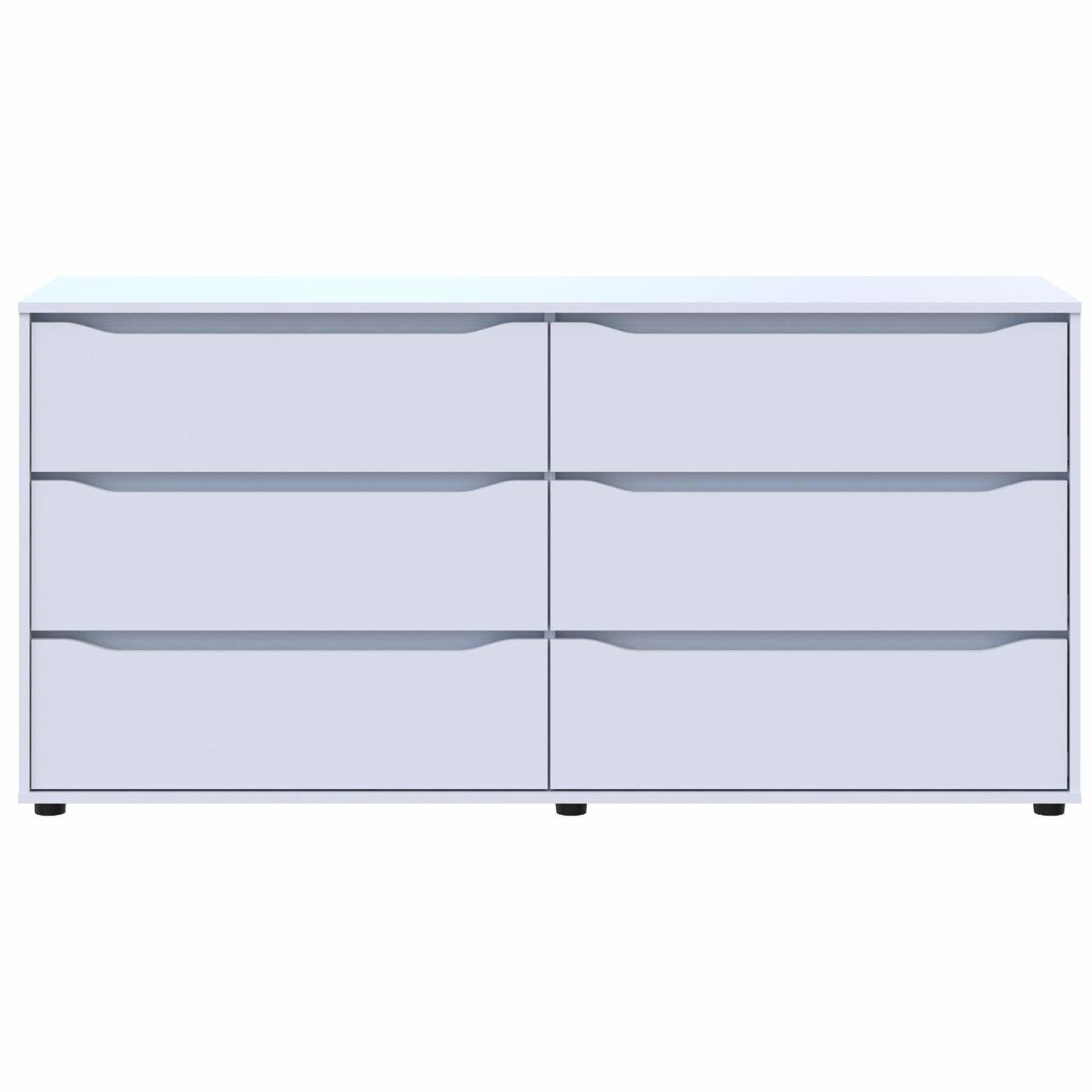 Комод в спальню Doros Глобус 160х48х78 см Белый (DRS-011291)