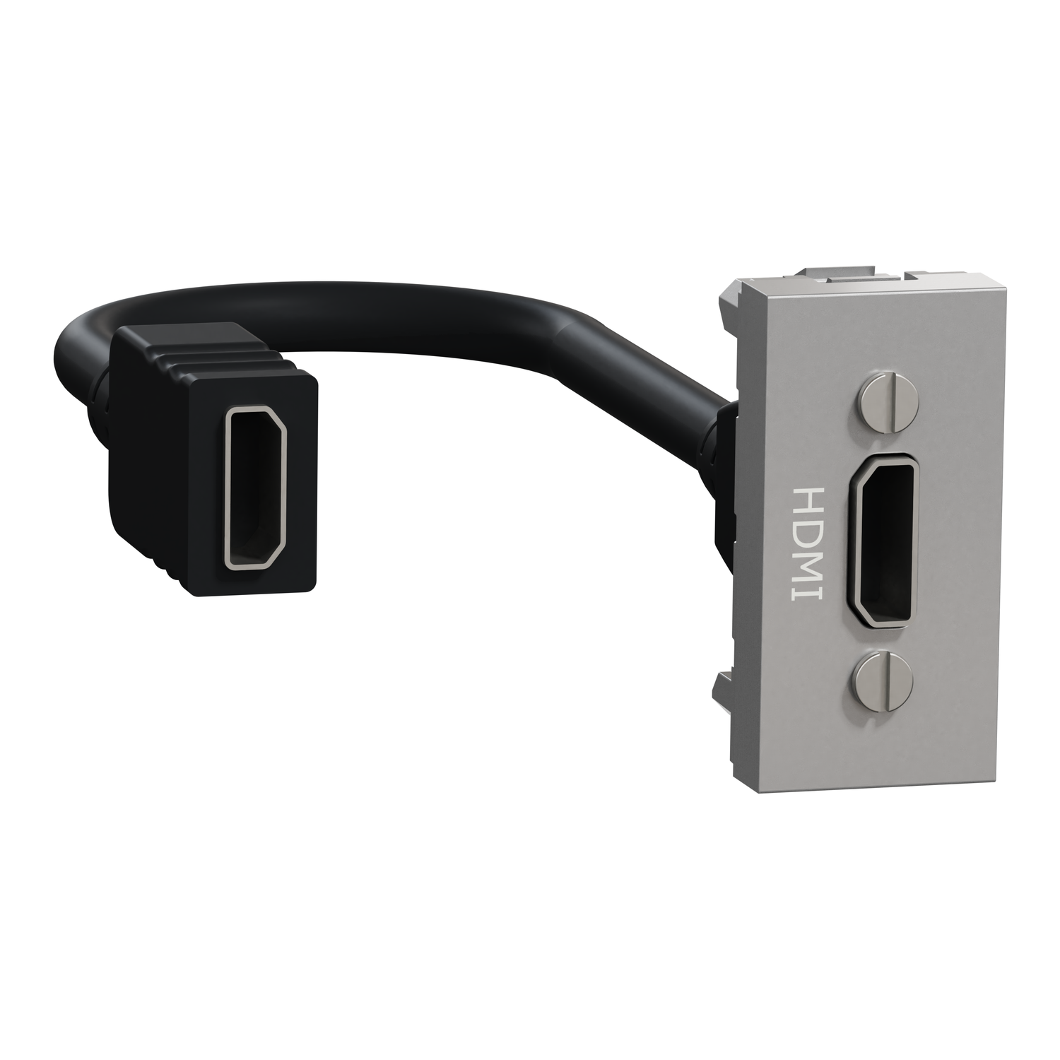 Розетка Schneider Electric Unica HDMI Unica 1 модуль Алюминий (NU343030) Розетка Schneider Electric Unica HDMI Unica 1 модуль Алюминий (NU343030)